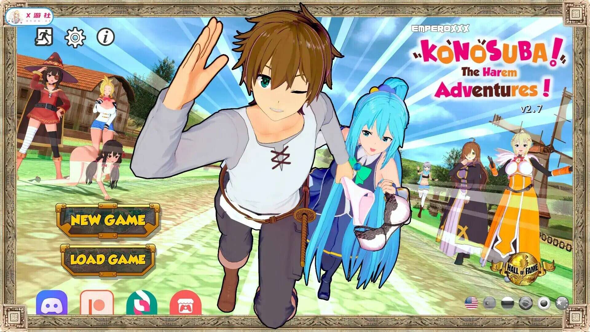 【SLG/PC/安卓】为美好的世界献上祝福:后宫大冒险 Ver2.7a【度盘/1.91G】